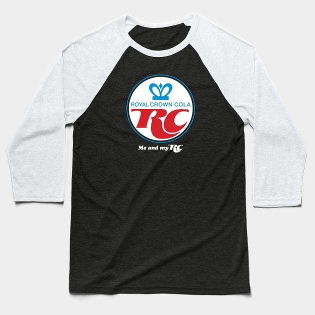 Royal Crown Cola - RC Cola Baseball T-Shirt by Chewbaccadoll